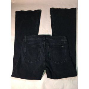 Fidelity Saffron High Rise Skinny Flare Dark Wash